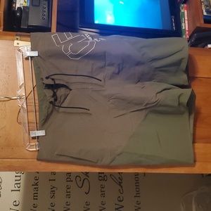 Reebok Crossfit Workout Trunks 36 waist 2 tone Olive Green